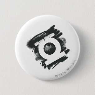 Grünes Laternen-Spray-Symbol Button