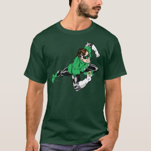 Grünes Laternen-Sprungs-Recht T-Shirt