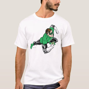 Grünes Laternen-Sprungs-Recht T-Shirt