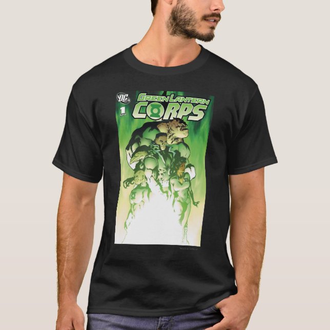 Grünes Laternenkorps T-Shirt (Vorderseite)