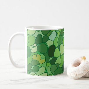 Grünes Leaf Botanisch Kaffeetasse