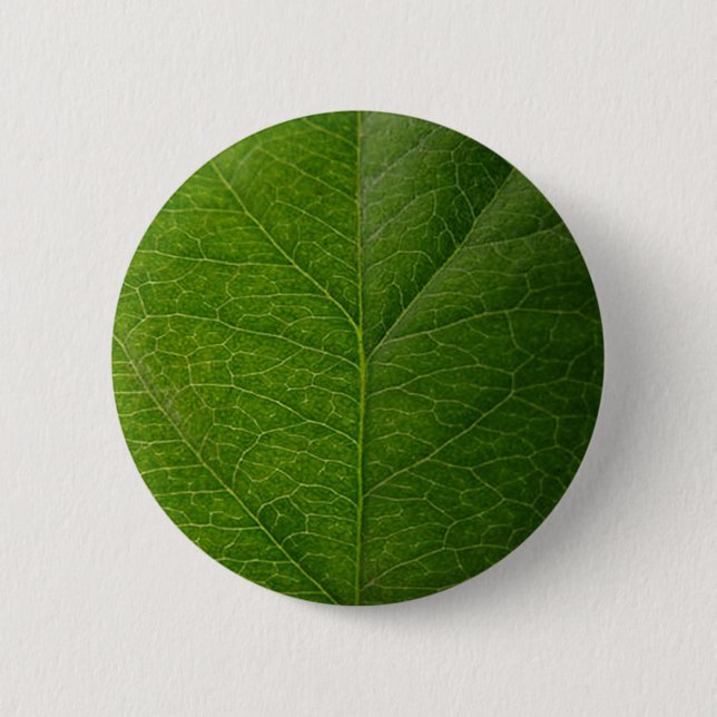 Grünes Leaf Button (Vorderseite)