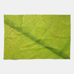 Grünes Leaf Naturfotografie Küchentuch