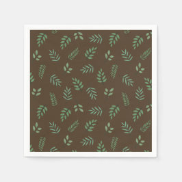 Grünes Leaf Party Napkins - frischer botanischer L Serviette