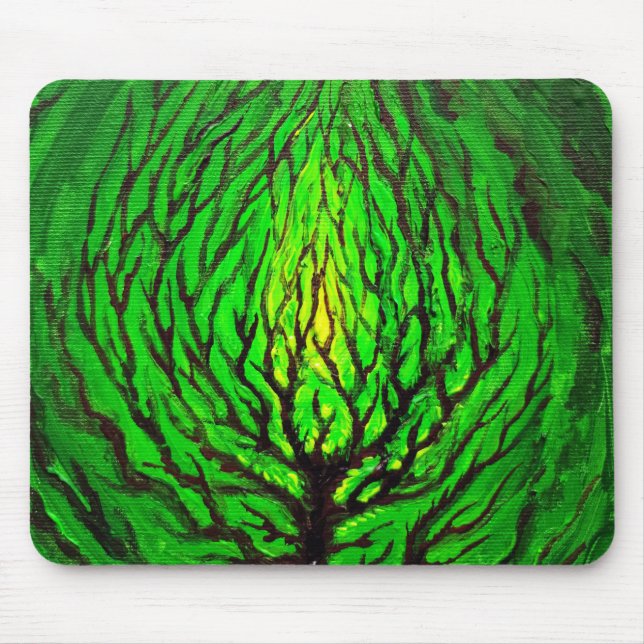 Grünes Leben Mousepad (Vorne)