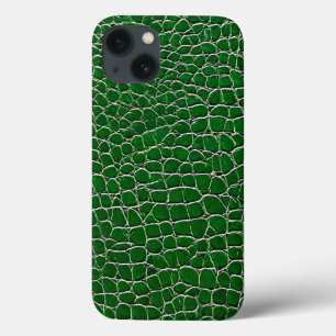 Grünes Ledereffekt Case-Mate iPhone Hülle