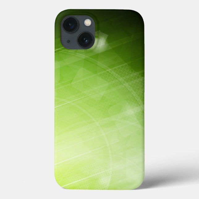Grünes Licht im High-Tech-Stil Case-Mate iPhone Hülle (Rückseite)