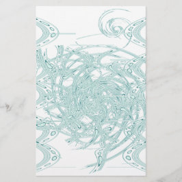 Grünes Licht in Weiß Briefpapier