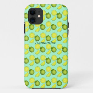 Grünes Limones Muster Case-Mate iPhone Hülle