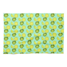 Grünes Limones Muster