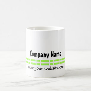 Grünes Link-Bürodesign Kaffeetasse