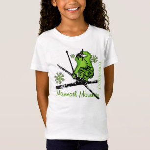 Grünes Mädchent-stück Mammoth Mountain Kaliforn T-Shirt