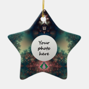 Grünes Märchen Keramikornament