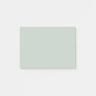 Grünes Meerwasserglas einfarbig Post-it Klebezettel