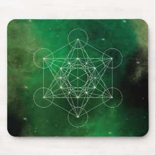 grünes Metatron Mousepad