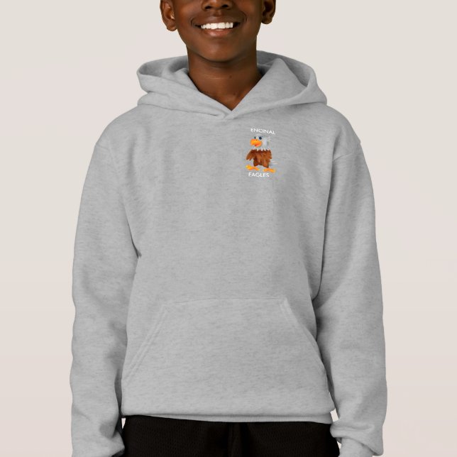 Grünes mit Kapuze Sweatshirt Eddie (Vorderseite)