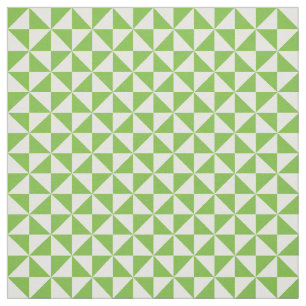 Grünes, modernes Dreiecke-Muster Stoff