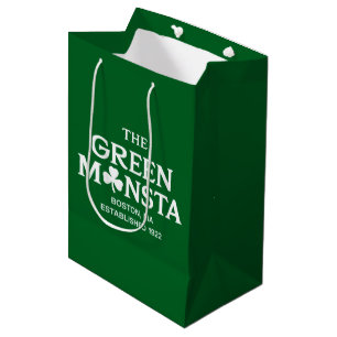 Grünes Monster Boston Green Monstah Baseball-Gesch Mittlere Geschenktüte