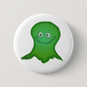 Grünes Monster Button