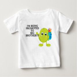 Grünes Monster für den Großen Bruder Baby T-shirt