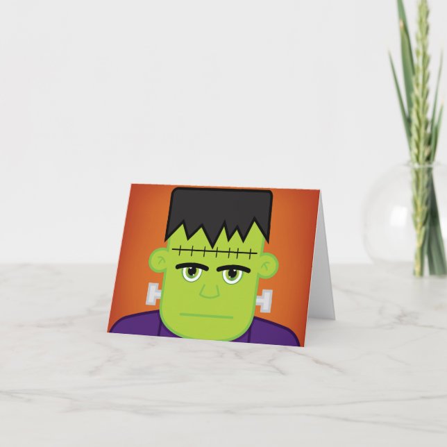 Grünes Monster Karte (Vorderseite)