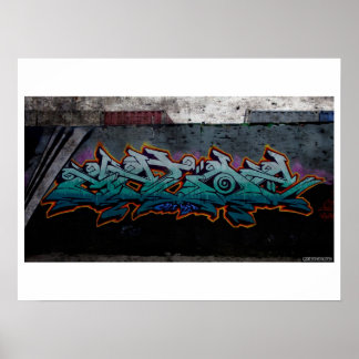 Grünes Monster Poster