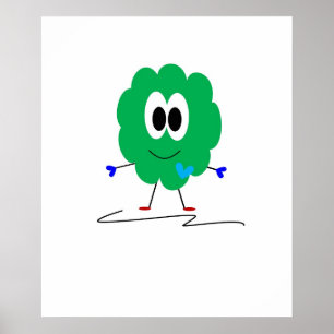 Grünes Monster Poster