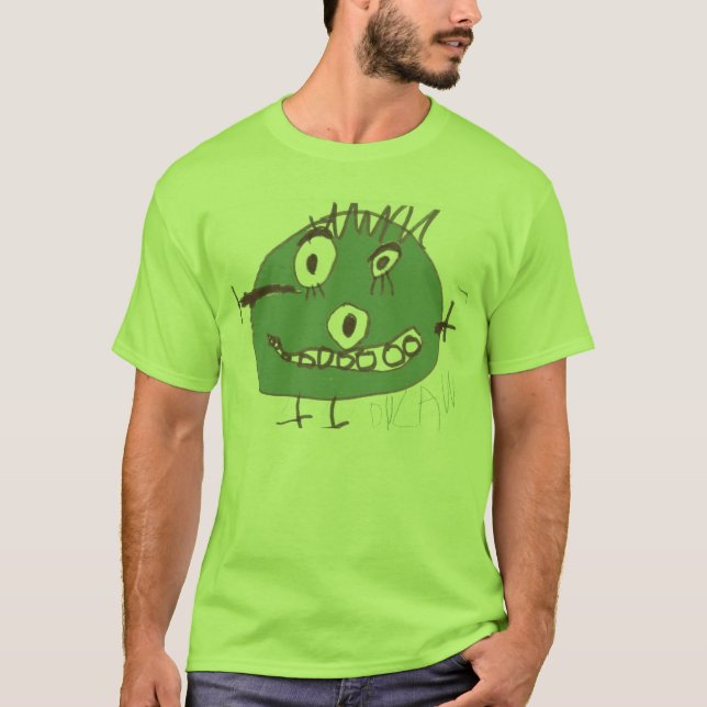 Grünes Monster T-Shirt (Vorderseite)