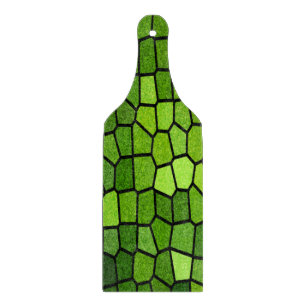 Grünes Mosaik Schneidebrett