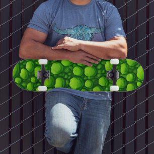 Grünes Mossy Muster Skateboard