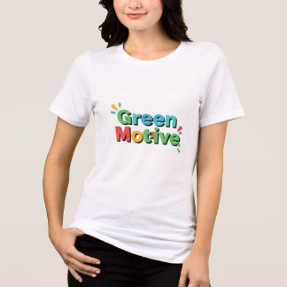 Grünes Motiv - Eine stilvolle Mischung aus Natur u Tri-Blend Shirt