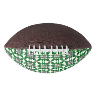 Grünes Muster Football