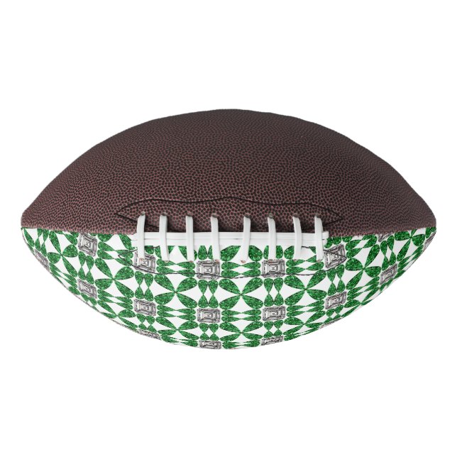 Grünes Muster Football (Vorderseite)