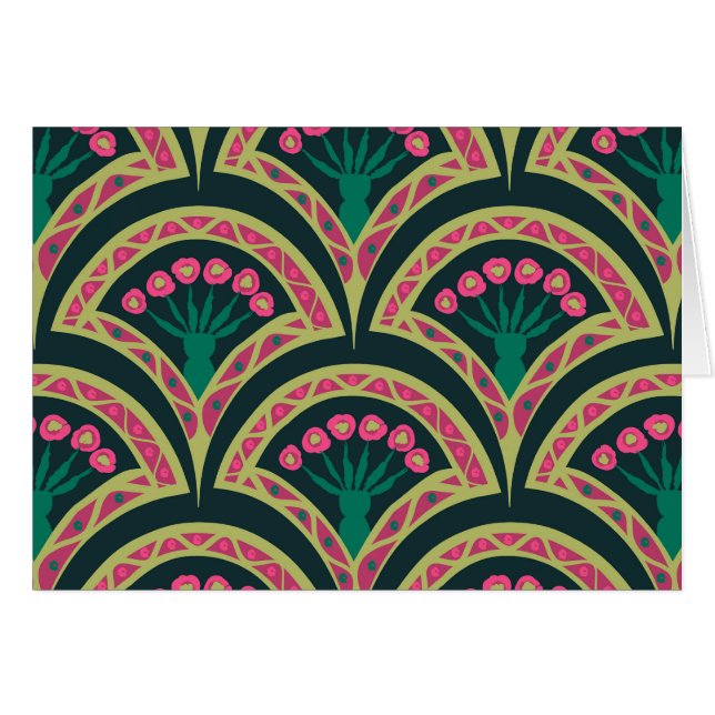 Grünes Muster in der Muschel (Vorderseite (Horizontal))