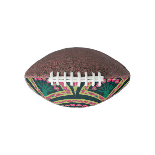 Grünes Muster in der Muschel Football
