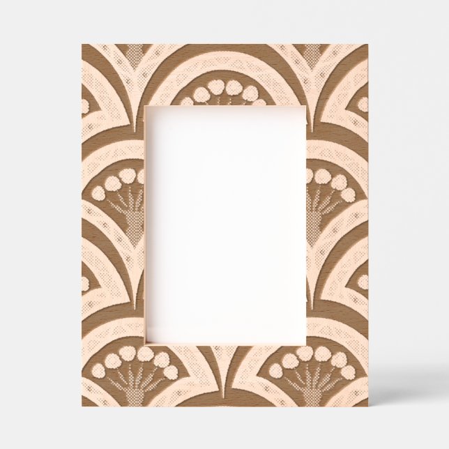 Grünes Muster in der Muschel Geätzte Rahmen (Vorderseite)