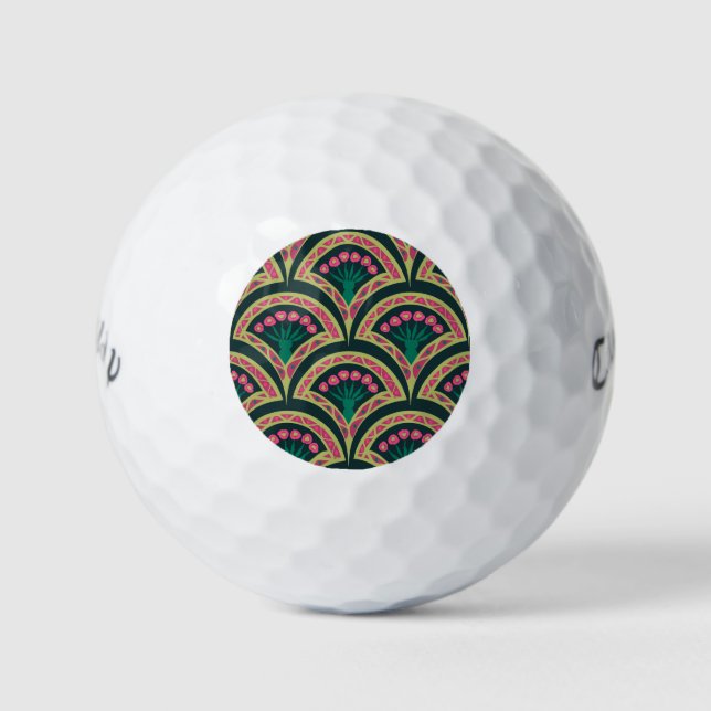 Grünes Muster in der Muschel Golfball (Vorderseite)