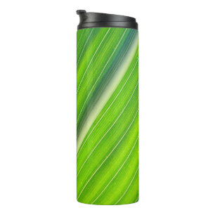 Grünes natürliches Muster Thermosbecher