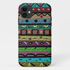 Grünes Neonmosaik Case-Mate iPhone Hülle