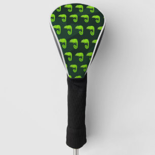 Grünes niedliches Chamäleon Golf Headcover