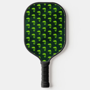 Grünes niedliches Chamäleon Pickleball Schläger