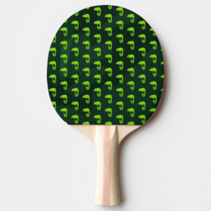 Grünes niedliches Chamäleon Tischtennis Schläger