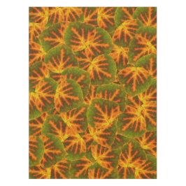 Grünes Orange und gelbes Aspen Leaf #1 Tischdecke