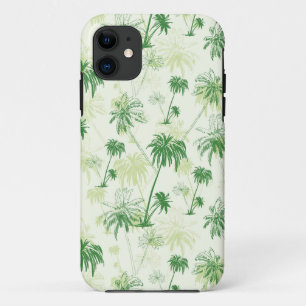Grünes Palme-Muster Case-Mate iPhone Hülle