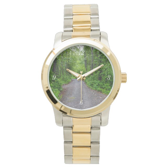 Grünes Paradies Armbanduhr (Vorderseite)