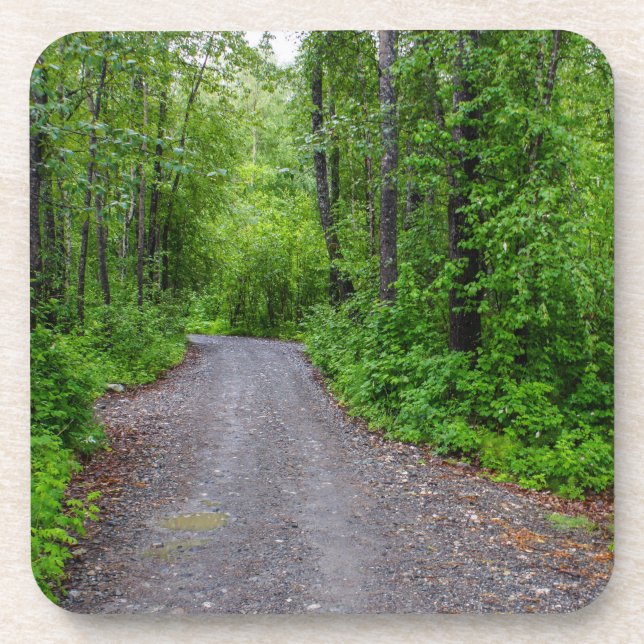 Grünes Paradies Untersetzer (Vorderseite)