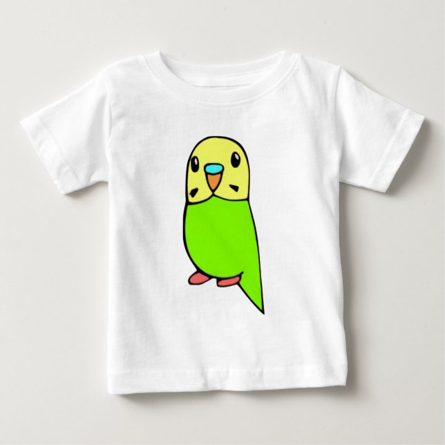 Grünes Parakeet-T-Shirt Baby T-shirt (Vorderseite)