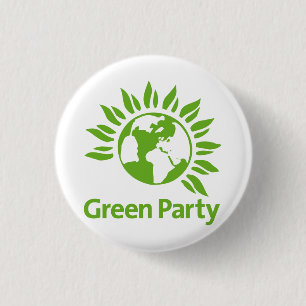 Grünes Party Button