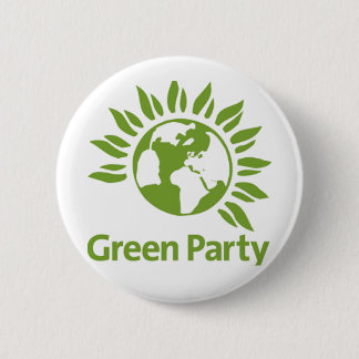 Grünes Party-Button Button