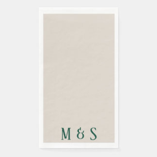 Grünes Party Serviette